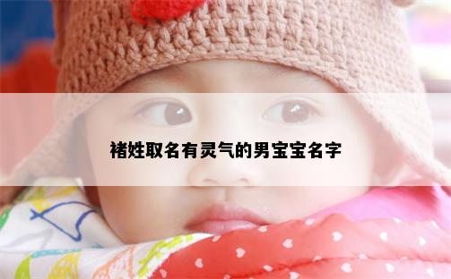 褚姓取名有灵气的男宝宝名字